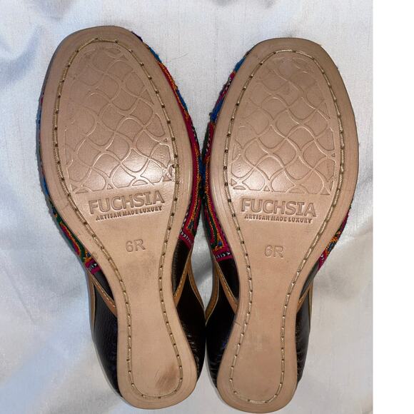 Fuchsia Olivia Embroidered Ballet Flats - Size 6R -‎ New without Tag - Picture 9 of 10
